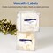 Avery Printable Rectangle Labels, 1" x 2-5/8", Matte White, Pre-printed Let It Snow Design, Sure Feed Technology, Laser & Inkjet Compatible, 320 Total, Great for Branding, Marketing, and Events